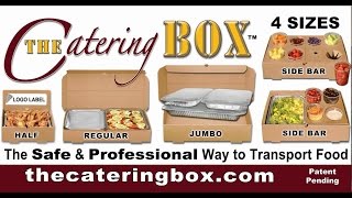 The Catering Box  SERVE FOOD RIGHT OUT OF THE BOX [upl. by Yekciv]