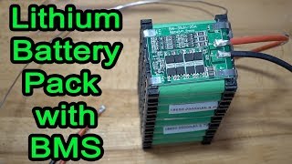 How to build an 18650 Lithium Battery Pack with BMS [upl. by Duwad]