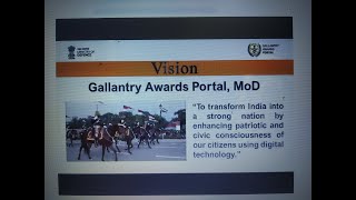 Introduction To Gallantry Awards Portal India [upl. by Dihgirb]