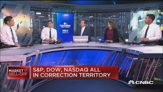 Dow drops 1100 points continues fastest 10 drop in history [upl. by Aiyotal800]