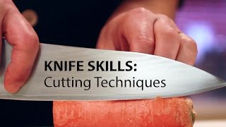 Knife Skills Cutting Techniques [upl. by Adnilra521]