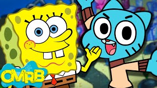 Spongebob vs Gumball Rap Battle CMRB 5 [upl. by Kcirddor228]