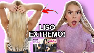 KERATINA CASERA ► CABELLO LISO Con Ingredientes NATURALES 😱 Maina [upl. by Kreitman]