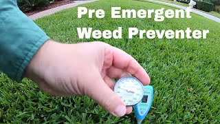 When To Apply Prodiamine PreEmergent Weed Preventer Herbicide  Lawn Care Tips [upl. by Garlen]