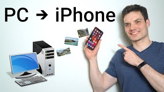 How to Transfer Photos and Videos from Computer to iPhone [upl. by Anatnahs46]