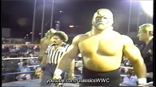 WWC The Road Warriors vs The Fabolous Ones 1985 [upl. by Macy]