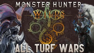 Every Monster Hunter Wilds Turf Wars  Part 1 [upl. by Adnauq723]