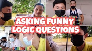 ASKING PINOY FUNNY LOGIC QUESTIONS  TIKTOK EDITION  MICHAEL LANUZA [upl. by Ellenwahs114]