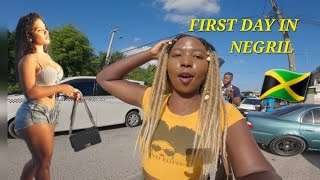 MY FIRST DAY IN NEGRIL JAMAICA [upl. by Jonina]