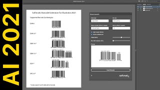 Creating EAN  ISBN  UPC barcodes in Adobe Illustrator 2021 [upl. by Orsay]