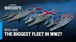 World War 2 Navy Comparison — Fleets Evolution 1939–1946 [upl. by Blus313]