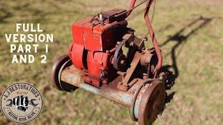 Vintage Rolux Cylinder Mower Restoration  Full Version Part 1 amp 2 Grab some popcorn [upl. by Fleece91]