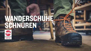 Wanderschuhe richtig schnüren [upl. by Randy859]