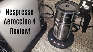 Nespresso Aeroccino 4 Milk Frother Review  Worth upgrading from the Aeroccino 3 [upl. by Paymar]