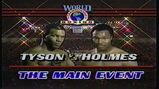 Mike Tyson vs Larry Holmes HBO Program [upl. by Mimajneb]