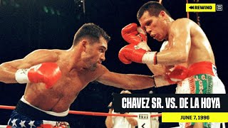 FULL FIGHT  Julio Cesar Chavez Sr vs Oscar De La Hoya DAZN REWIND [upl. by Swane]