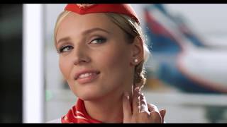 Aeroflot Russian Airlines Flight Safety Video [upl. by Inohtna]