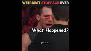 Weirdest Stoppage in MMA History [upl. by Marcelle]