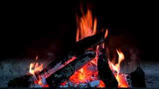 Cozy Crackling Fire – 9 Hour HD Virtual Fireplace – Sleep Sound Ambience Romance [upl. by Hanah]