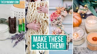 10 Crafts to MAKE amp SELL  The DIY Mommy [upl. by Chong]