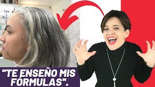 Cómo Disimular Tus CANAS Con un DISEÑO de COLOR  Ana Vásquez Estilista [upl. by Aliab]