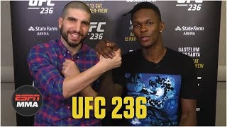 Israel Adesanya recaps fighting 3 times in 1 night for 10 grand  ESPN MMA [upl. by Beaulieu]