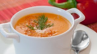 Velouté Carmen  Red Bell Pepper Cream Soup [upl. by Yren709]