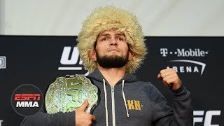 Khabib Nurmagomedov UFC 229 Postfight Press Conference [upl. by Staford409]