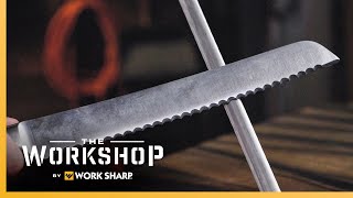 Sharpen a Serrated Knife with The Sporting Chef [upl. by Eniamret]