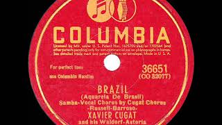 1943 HITS ARCHIVE Brazil  Xavier Cugat [upl. by Alia]