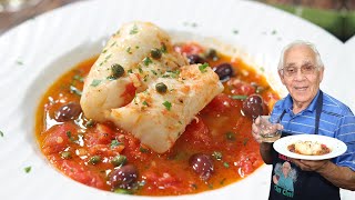 Cod in Puttanesca Sauce Recipe [upl. by Ciaphus]