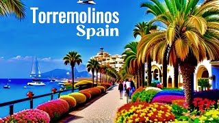 Explore Torremolinos STUNNING 4K Promenade Walking Tour [upl. by Longawa]