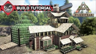 Ark Survival Evolved How to build a base  Mansion build tutorial Homestead update [upl. by Danika533]