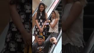 WET FART PRANK ON ESCALATOR 😂 [upl. by Yance859]