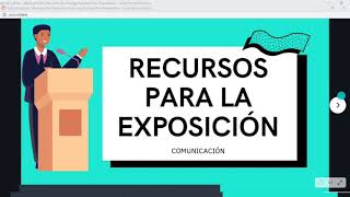 Recursos para la exposición cómo exponer de forma efectiva [upl. by Sorazal]