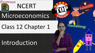 NCERT Class 12 Microeconomics Chapter 1 Microeconomics Introduction Examrace  CUET Economics [upl. by Yema]