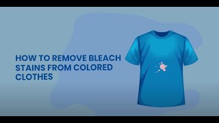 How to remove bleach stains from colored clothes [upl. by Nesyla848]