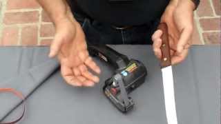 Serrated Knife Sharpening using the Work Sharp Knife Sharpener [upl. by Besnard]