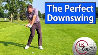 How to Develop a Consistent Golf Downswing Golf Release [upl. by Cimah]