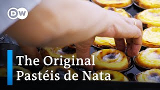 The Only Truly Original Pastéis de Nata  Pastéis de Belém From Lisbon Portugal [upl. by Drisko]