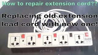 How to repair extension cord [upl. by Nevada]