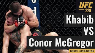 Conor McGregor vs Khabib Nurmagomedov UFC 229 Gracie Breakdown [upl. by Nyltiak989]