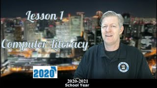 Computer Literacy Lesson 1 2020 Introduction basics [upl. by Airahcaz]