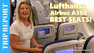 Review Lufthansa 🇩🇪 Airbus A380 Upper Deck Economy Class Flight 🇩🇪 Bangkok Suvarnabhumi to Frankfurt [upl. by Anirbac398]