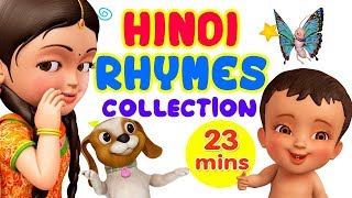 Hindi Rhymes for Children Collection Vol3  Infobells [upl. by Htaek]