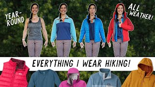 What to Wear Hiking in Any Weather  Miranda in the Wild [upl. by Kcirdor]