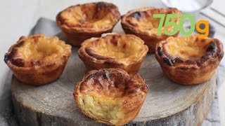 Recette des pastéis de nata  750g [upl. by Esmerelda]