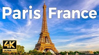 Paris France Walking Tour 4k Ultra HD 60fps – With Captions [upl. by Nibbor]