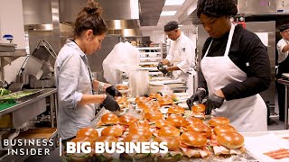 How 215000 Meals Are Made For Super Bowl LIV  Big Business  Business Insider [upl. by Wycoff]