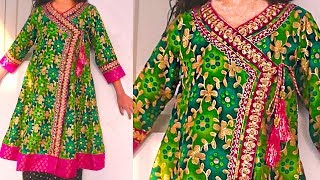 Angrakha kurti cutting amp Stitching tutorial [upl. by Blumenthal]